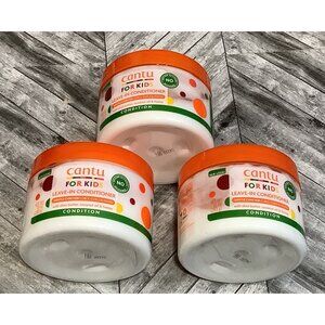 3 CANTU For Kids Leave-In Conditioner 12oz Each No Sulfate Silicone Parabens